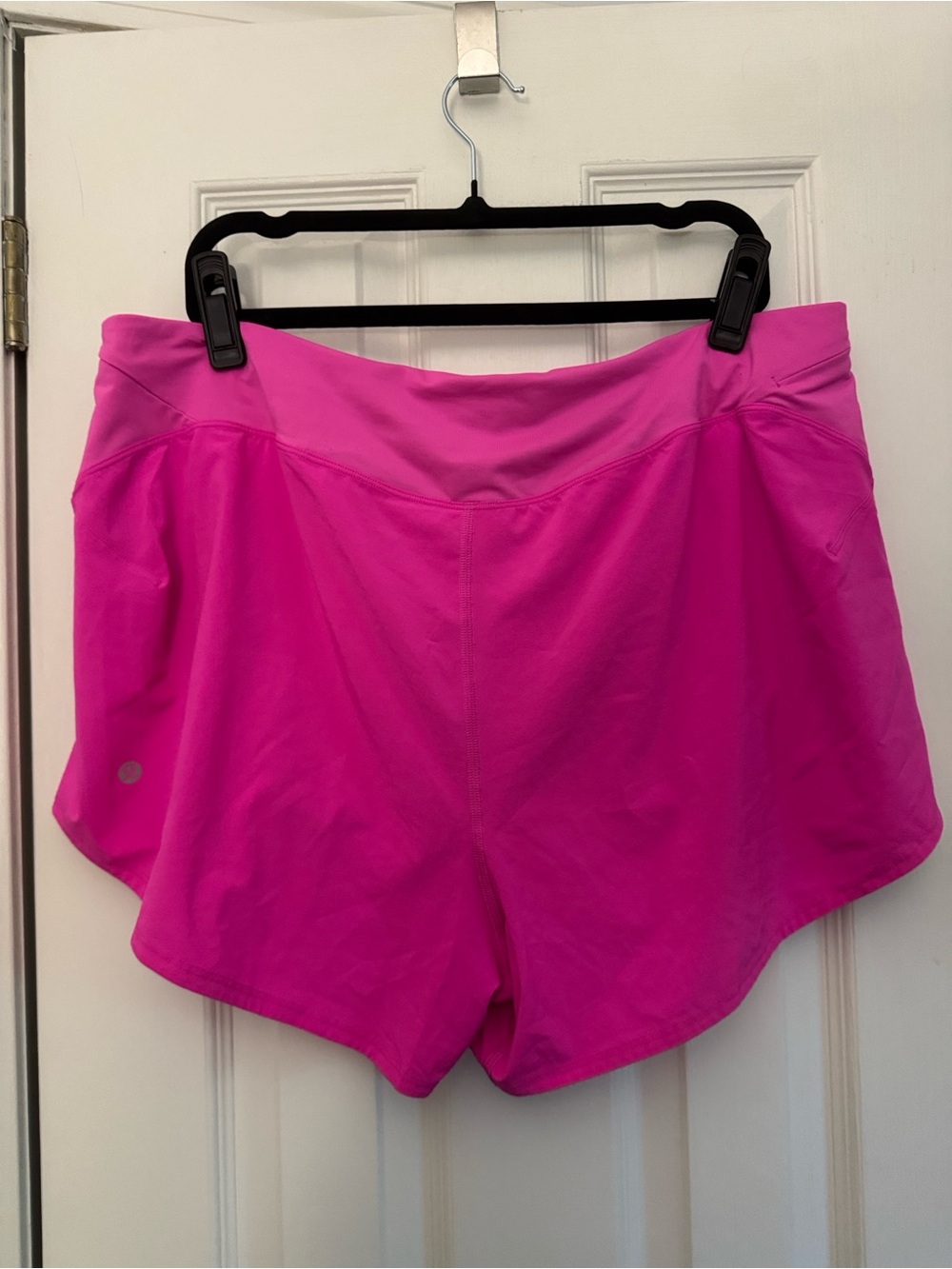EUC Lululemon Essential Running High-Rise Short 4" Pow Pink - Picture 9 of 10